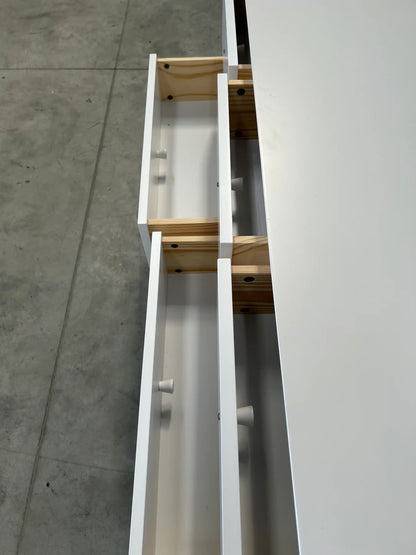John Lewis Chest of Drawer White Wilton 7 Drawer Storage