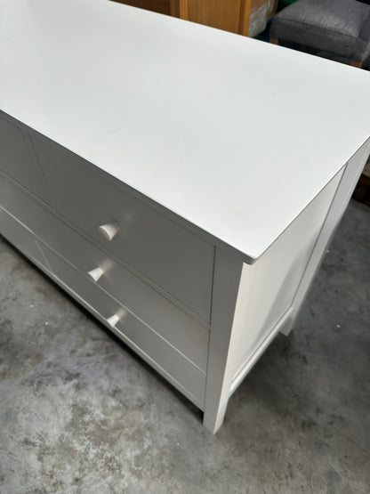 John Lewis Chest of Drawer White Wilton 7 Drawer Chest