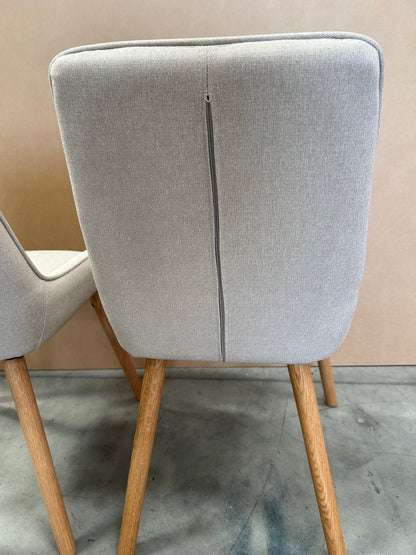 John Lewis Toronto Side Dining Chairs, Set of 2, Natural