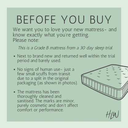 John Lewis British Natural Collection Herdwick Pillowtop 4250, King Size, Regular Tension Pocket Spring Mattress sleep trial