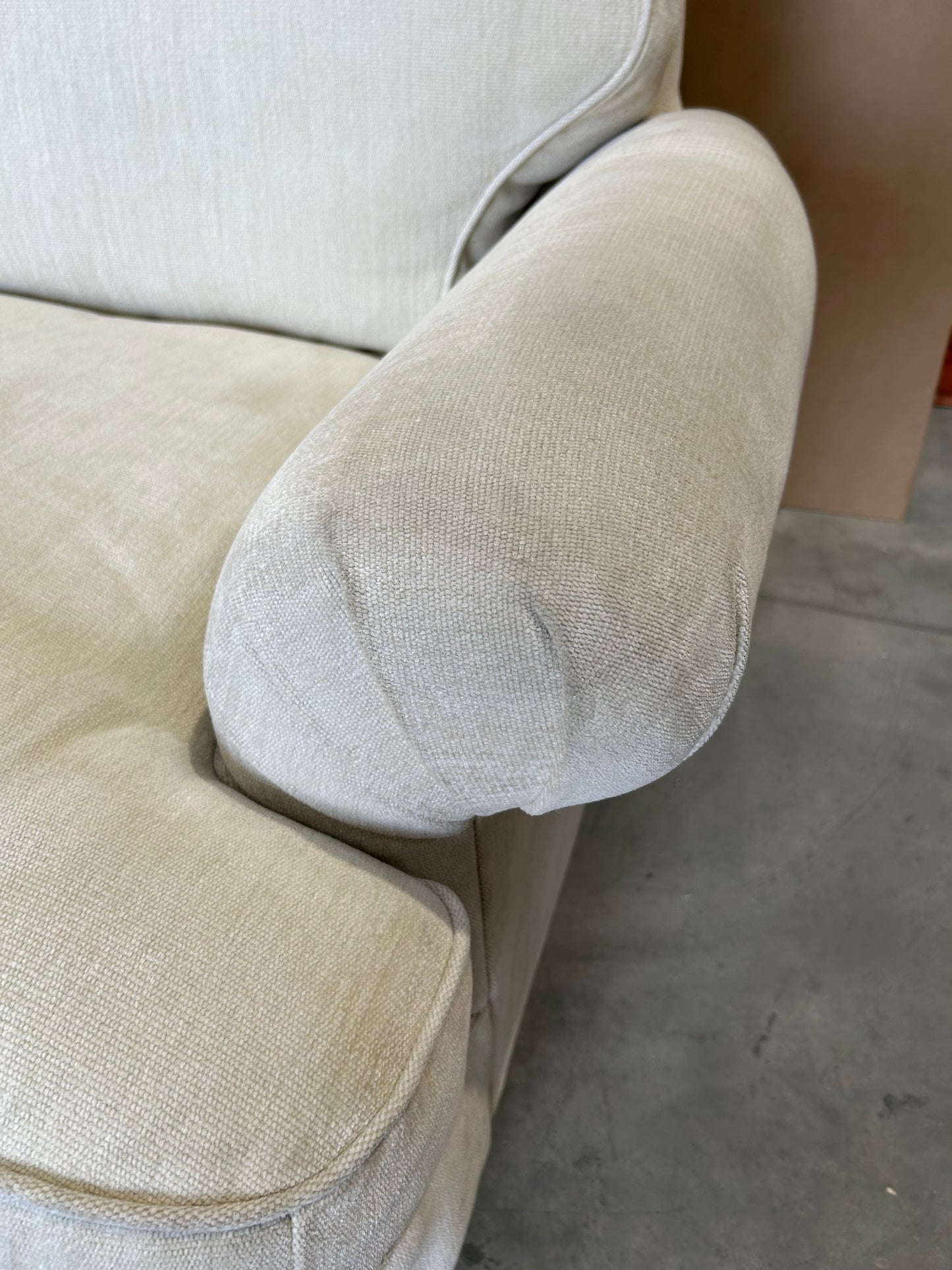 Laura Ashley Beaumaris Large 3 Seater Sofa, Oak Leg, Orla Natural