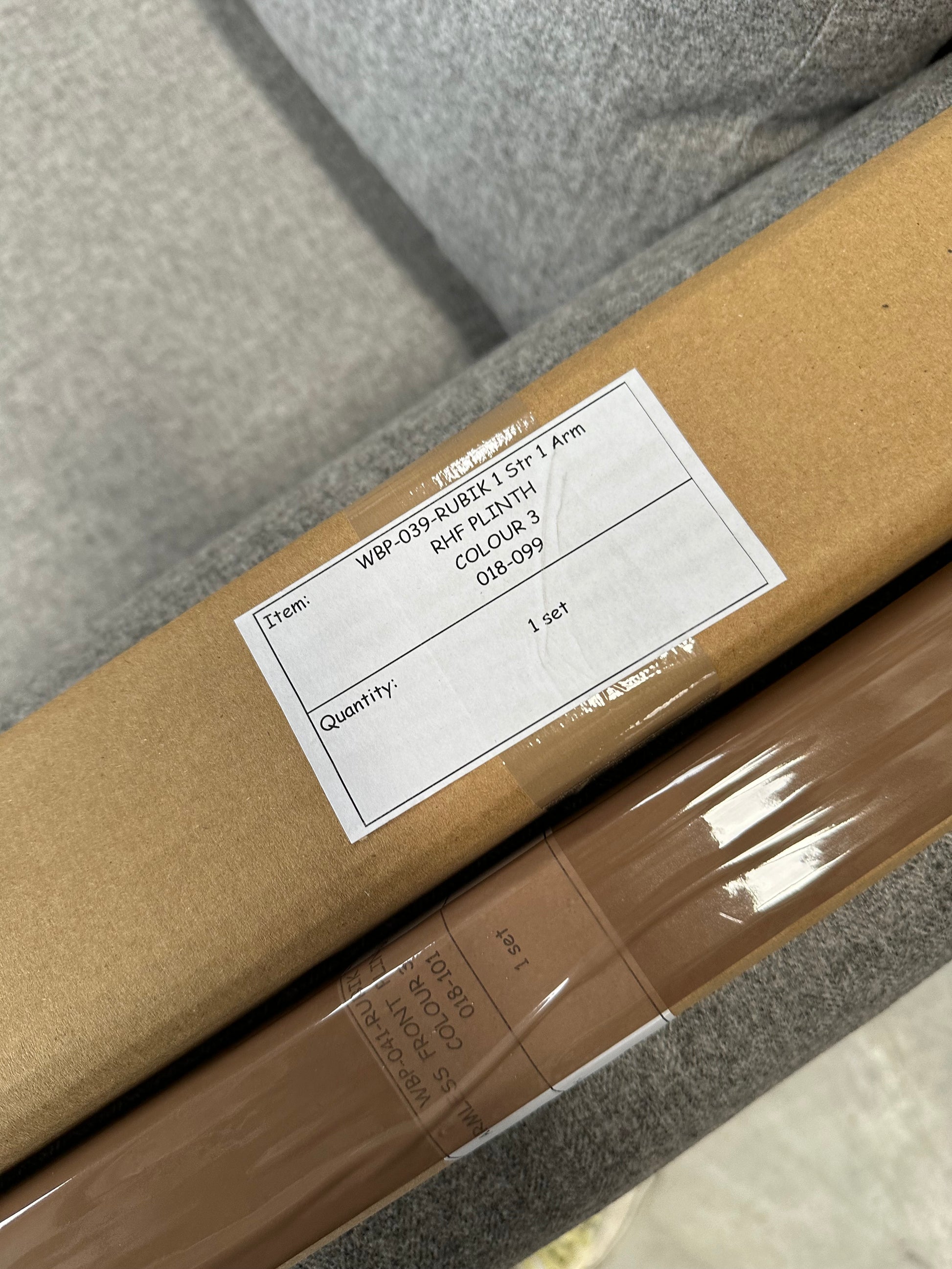 John Lewis + Swoon Rubik Large 3 Seater Sofa, Cinder Grey Wool