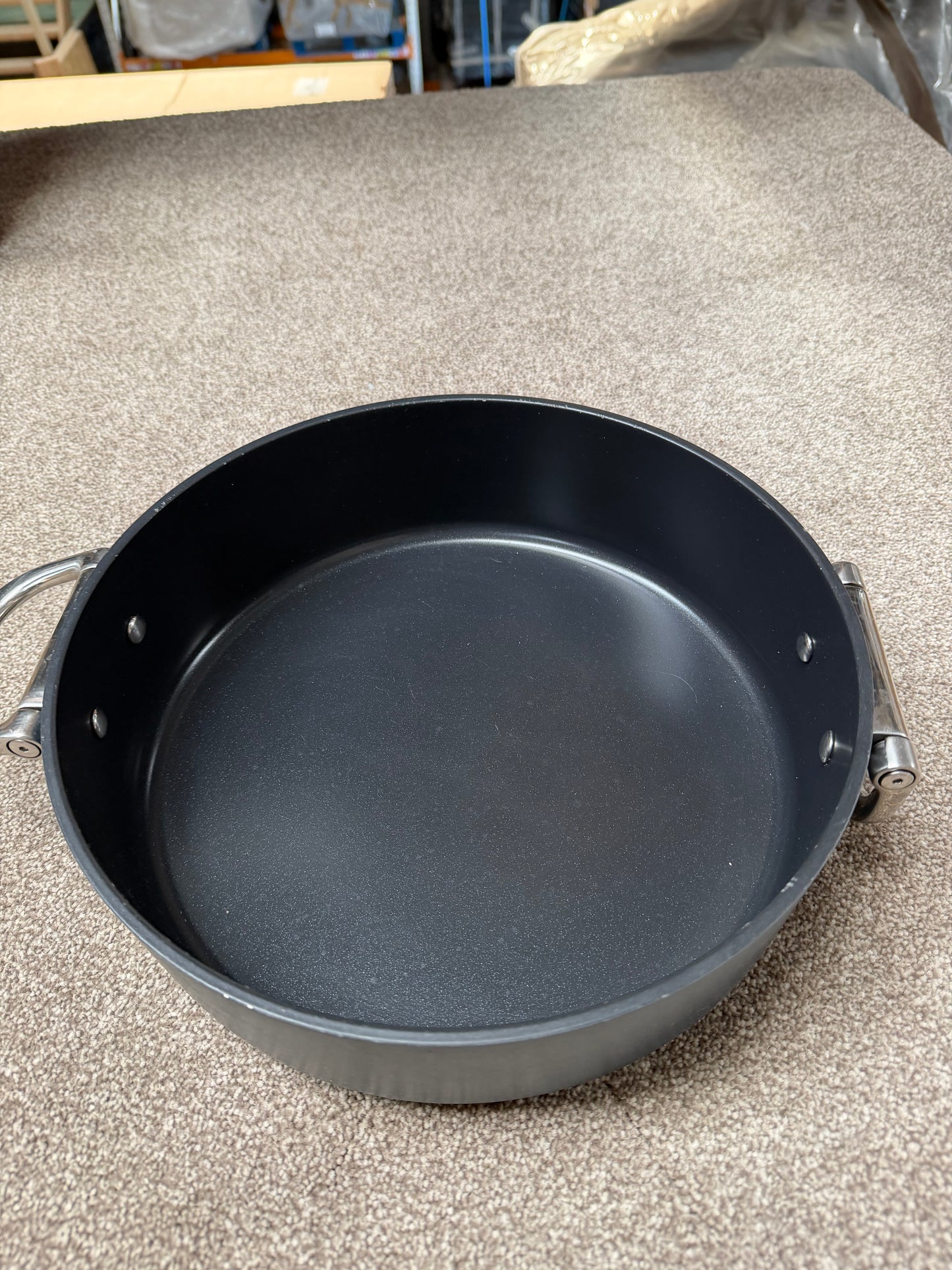 Joseph Joseph Space Folding Handle Aluminium Non-Stick Shallow Casserole & Lid,
