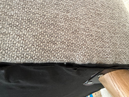 John Lewis Ambleside Large 3 Seater Sofa, Light Leg, Textured Weave Natural