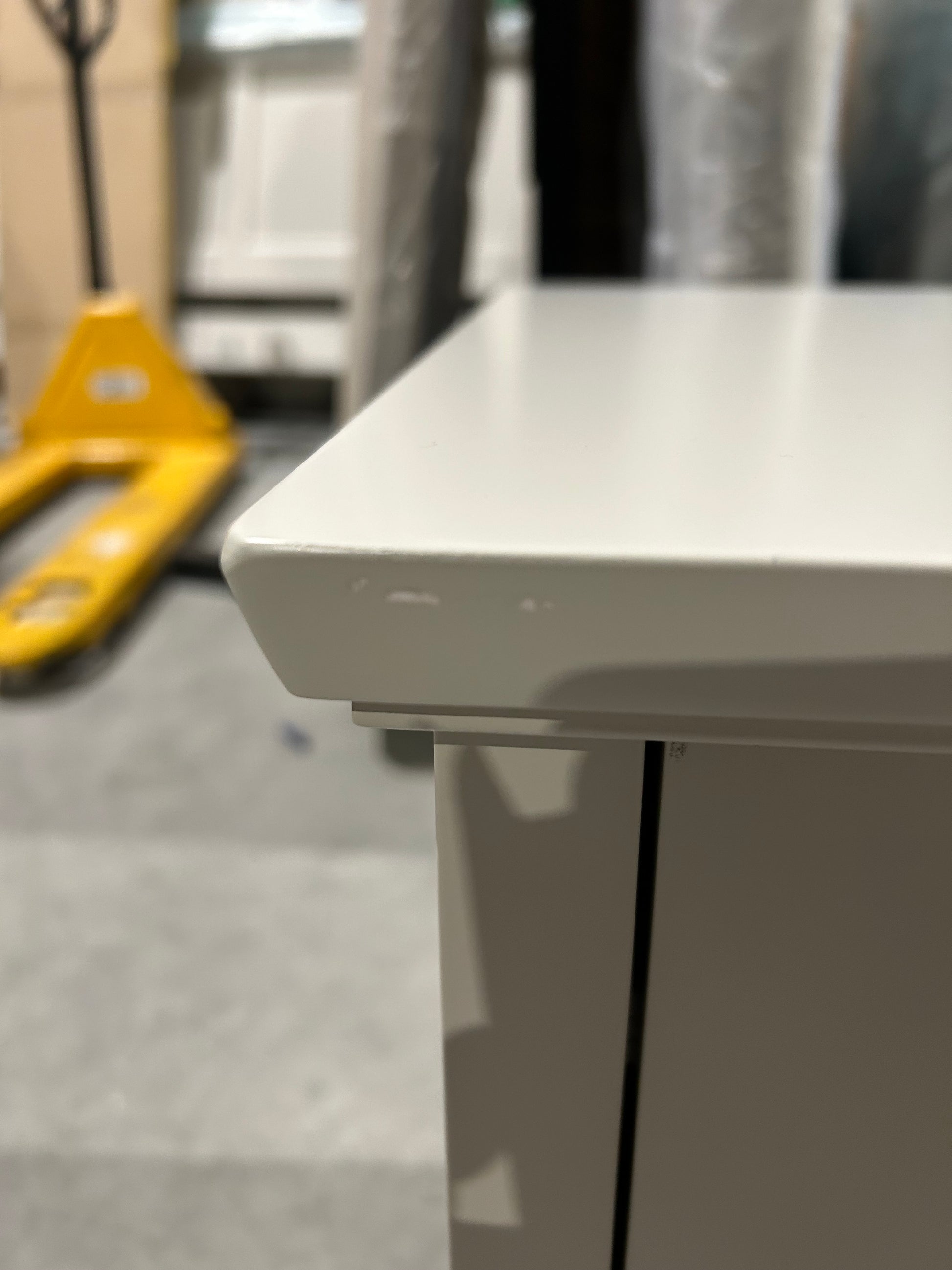 John Lewis Wilton 2 Drawer Bedside Cabinet, Linen