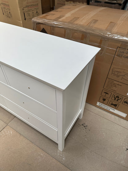 John Lewis Chest of Drawer White Wilton 7 Drawer