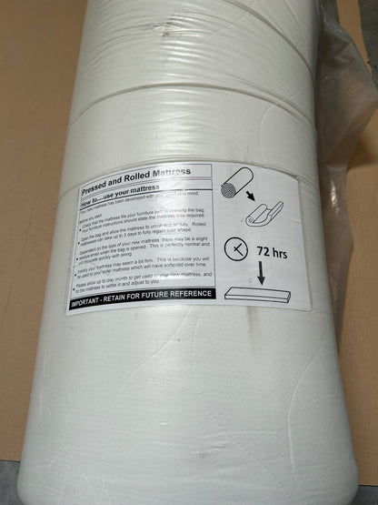John Lewis Rolled Deep Memory Foam Mattress, Medium/Firm Tension, King Size