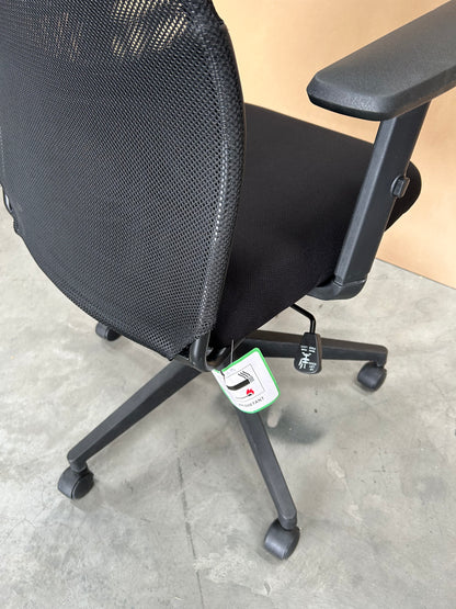John Lewis Inset Office Chair, Black