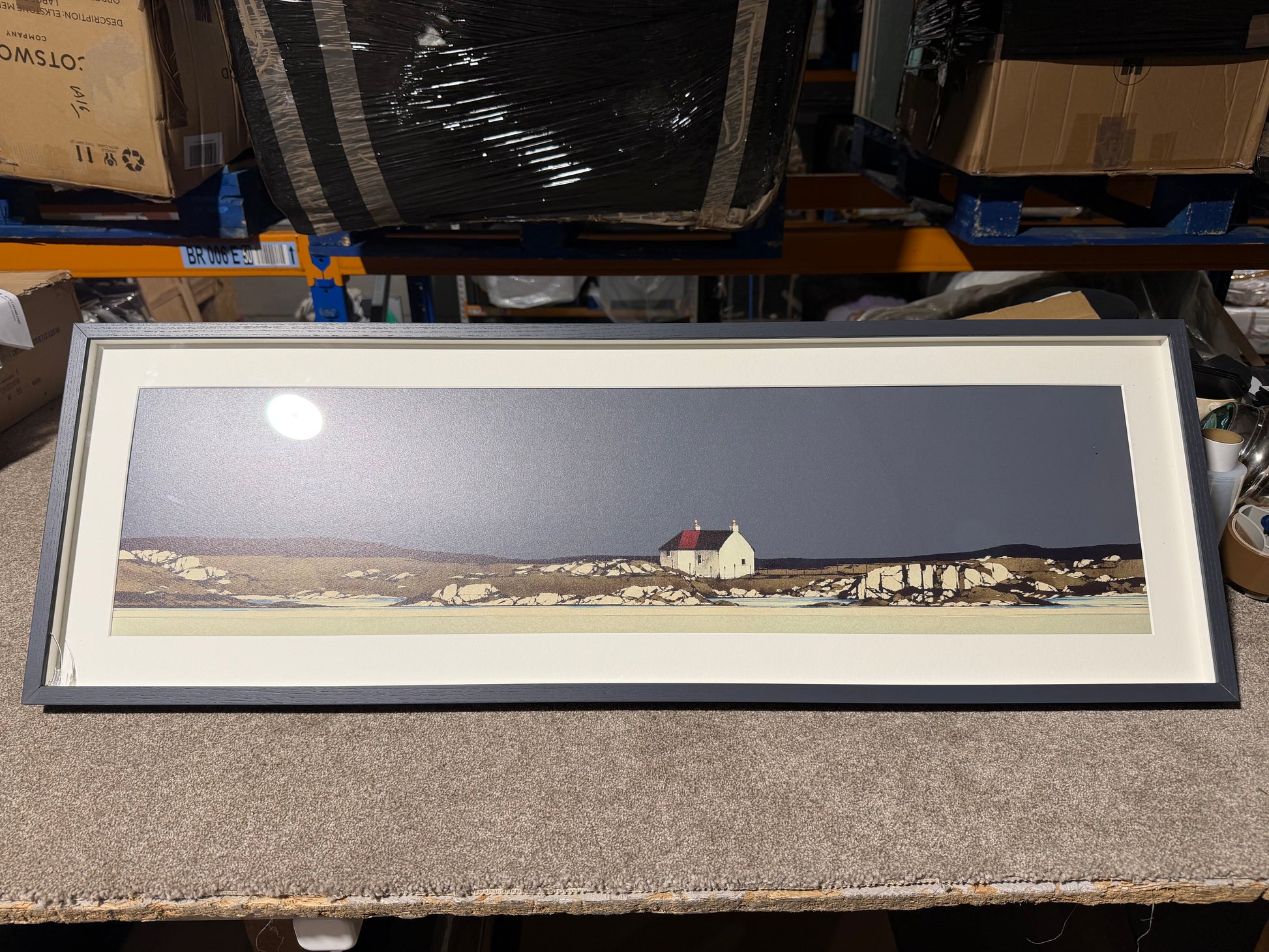 John Lewis Ron Lawson 'Traigh Mhor Barra' Framed Print & Mount, 36 x 108cm