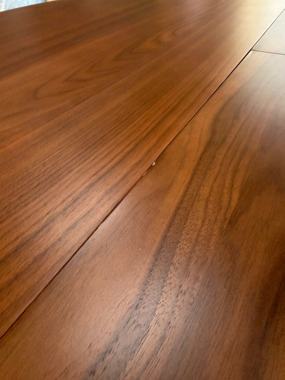 La Redoute AM.PM Sanara Walnut and Veneer Extendable Round Table 4 - 8 People