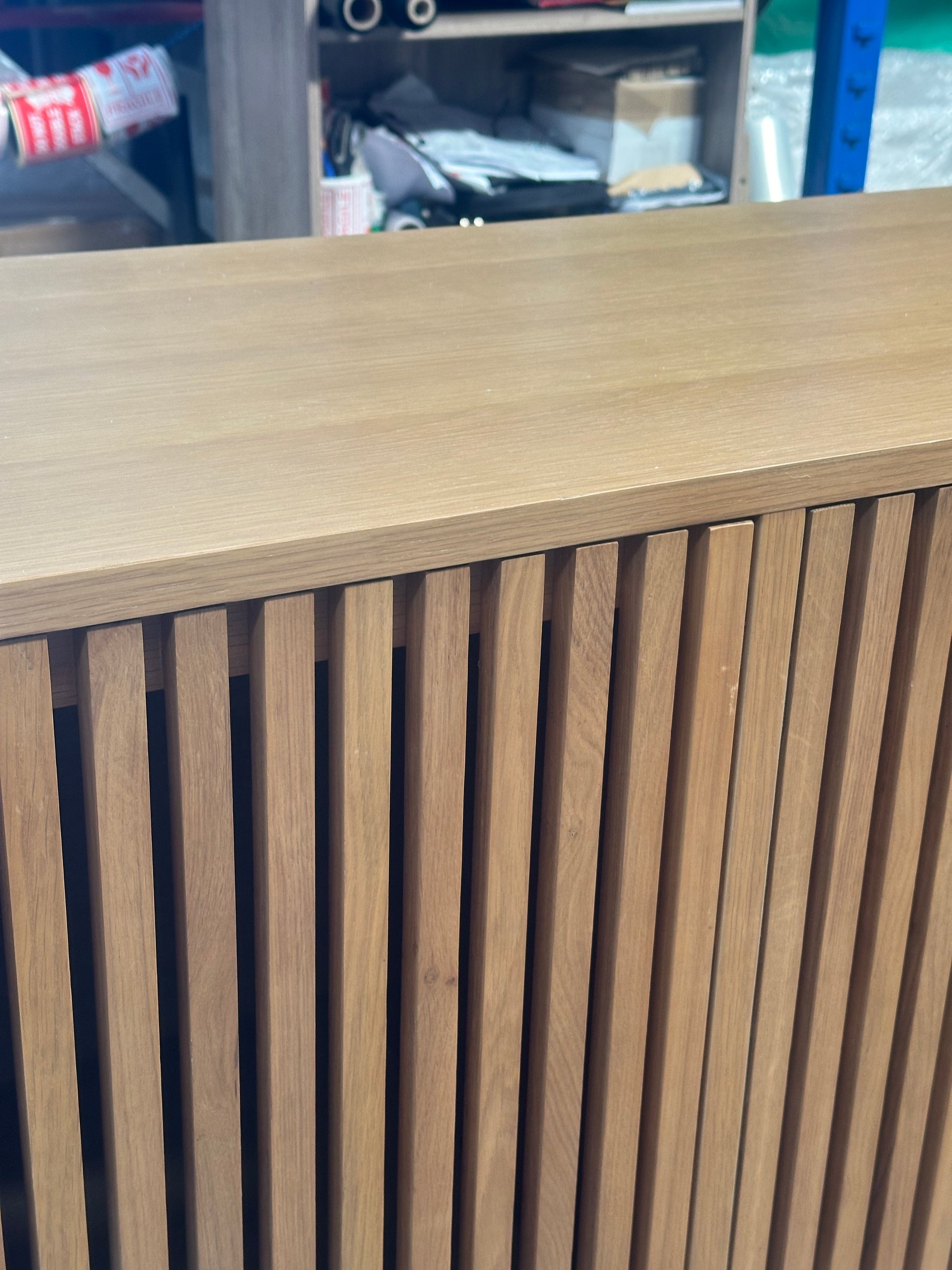 John Lewis Slatted TV Stand Sideboard for TVs up to 60in  Oak