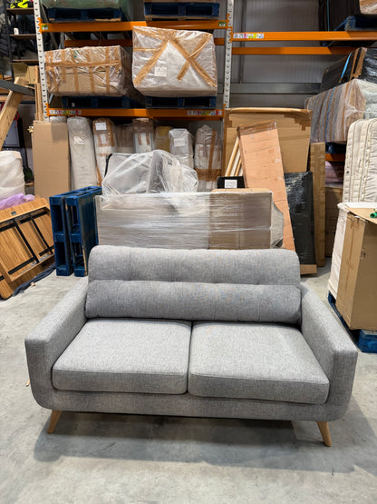 John Lewis Barbican Medium 2 Seater Sofa Aquaclean Connie Grey