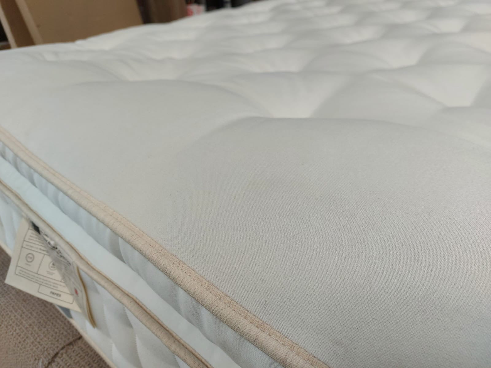 John Lewis British Natural Collection Swaledale Pillowtop 6250 Mattress, Regular Tension, Super King Size
