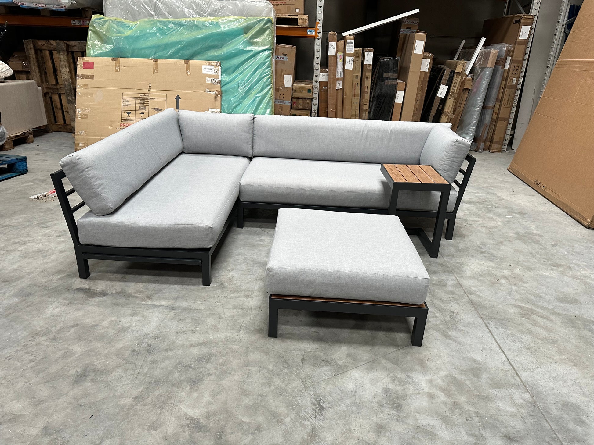 John Lewis Platform Modular 4-Seater Garden Lounging Set