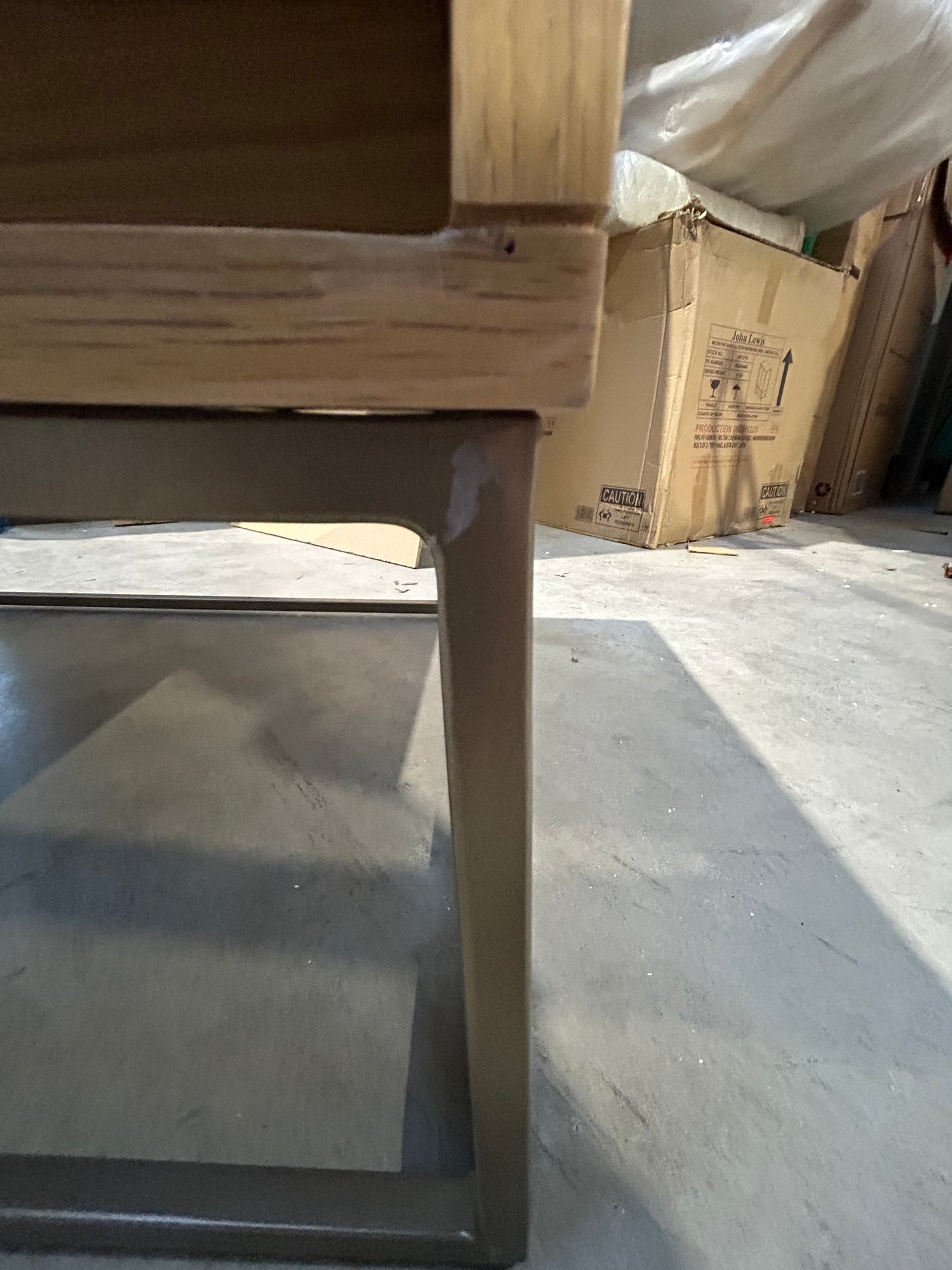 John Lewis Coffee Table Estate 2 Drawer Oak Wood  Natural