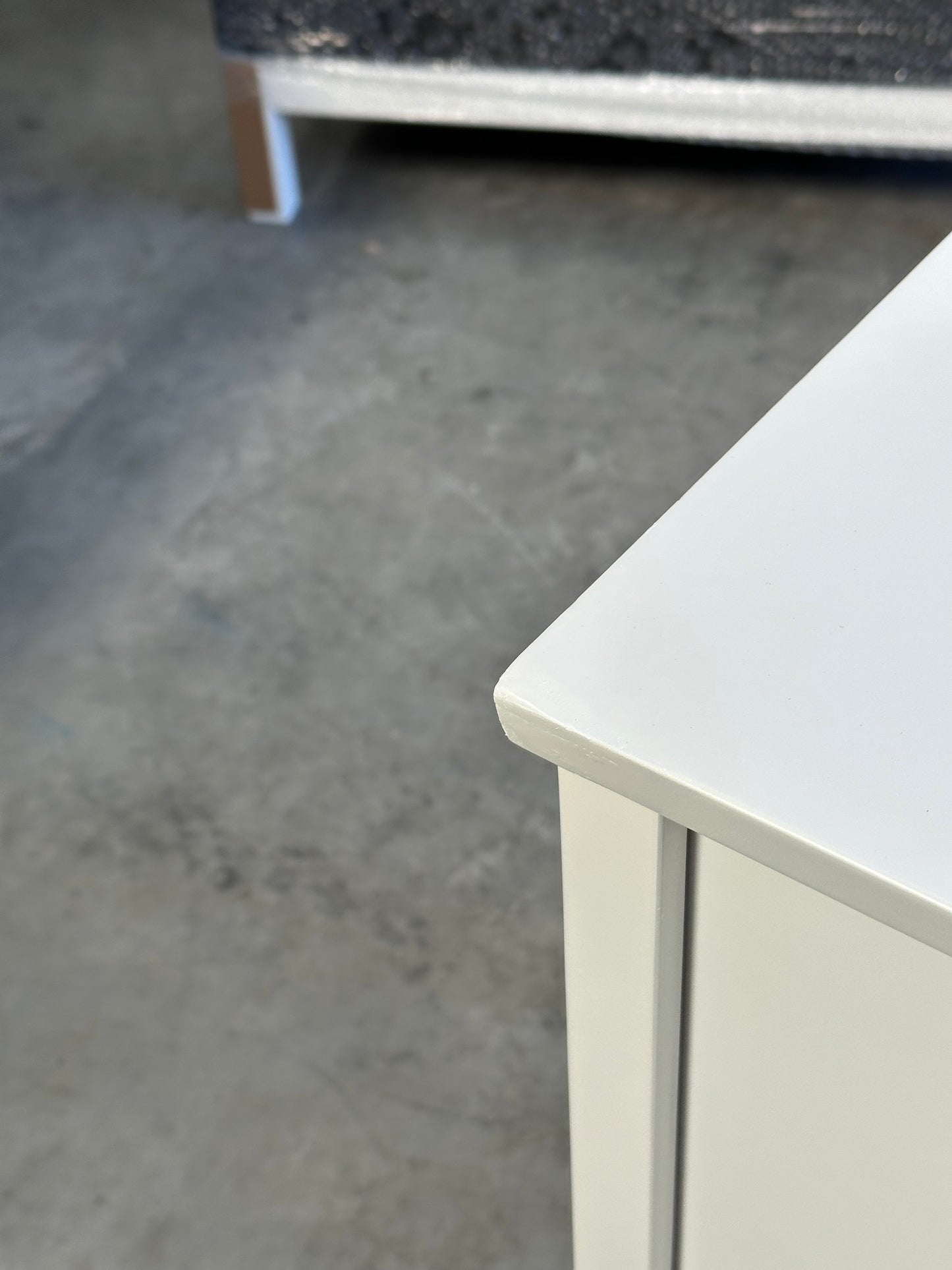 John Lewis Wilton 2 Drawer Bedside Cabinet White Storage