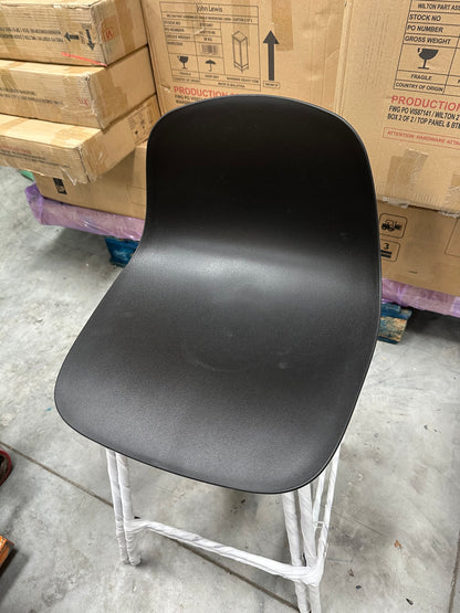 John Lewis Whitby Bar Stool, Set of 2, Black