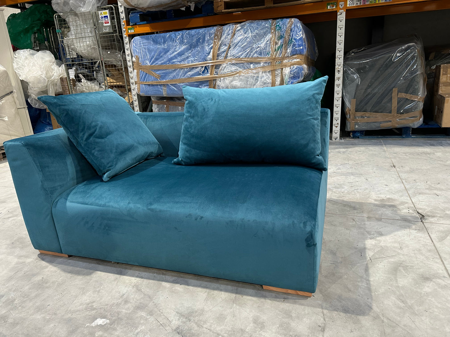 John Lewis Tokyo LHF Grand Modular Arm Unit In Teal