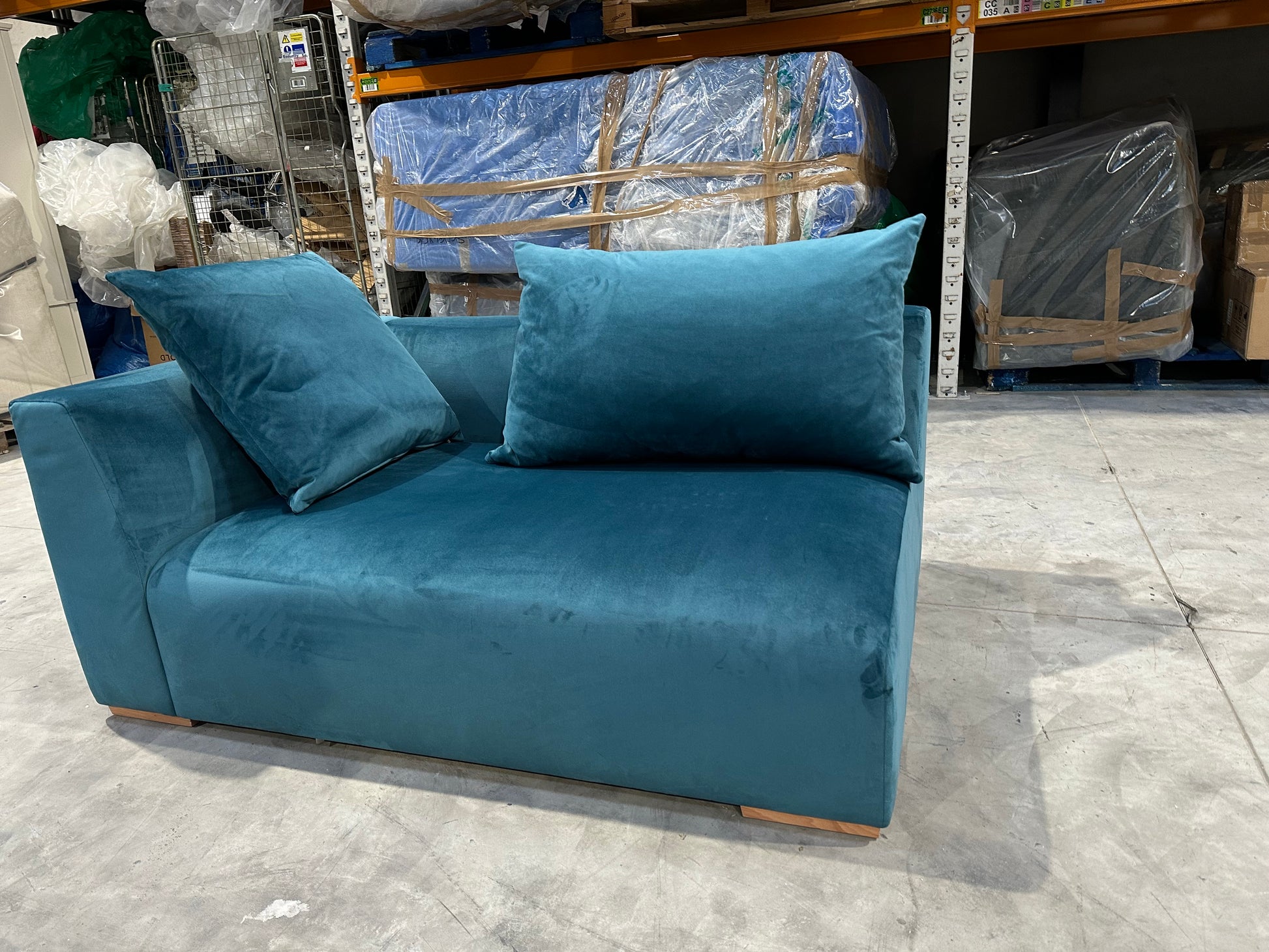 John Lewis Tokyo LHF Grand Modular Arm Unit In Teal