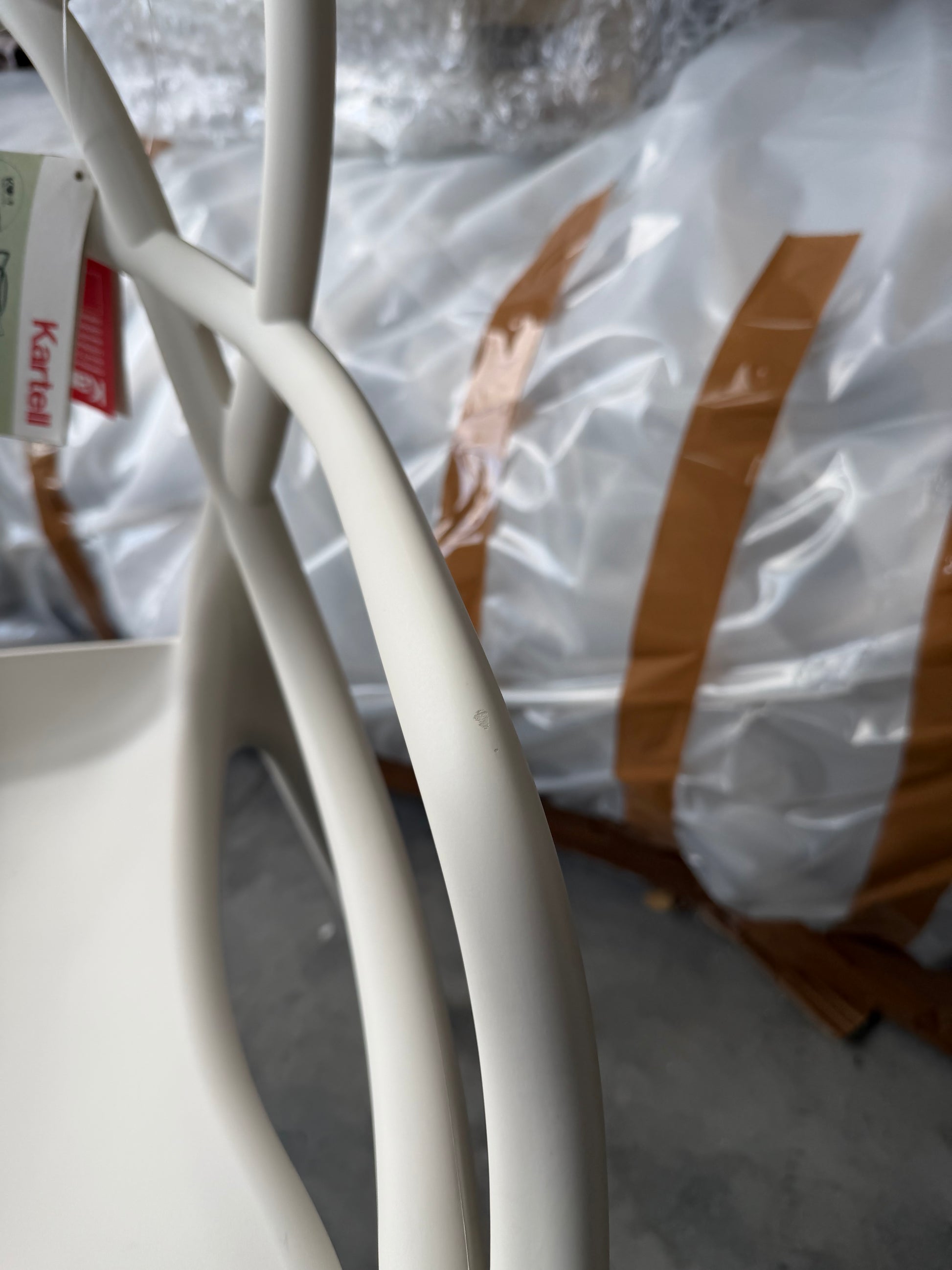 Kartell Philippe Starck for Kartell Masters Chair, White