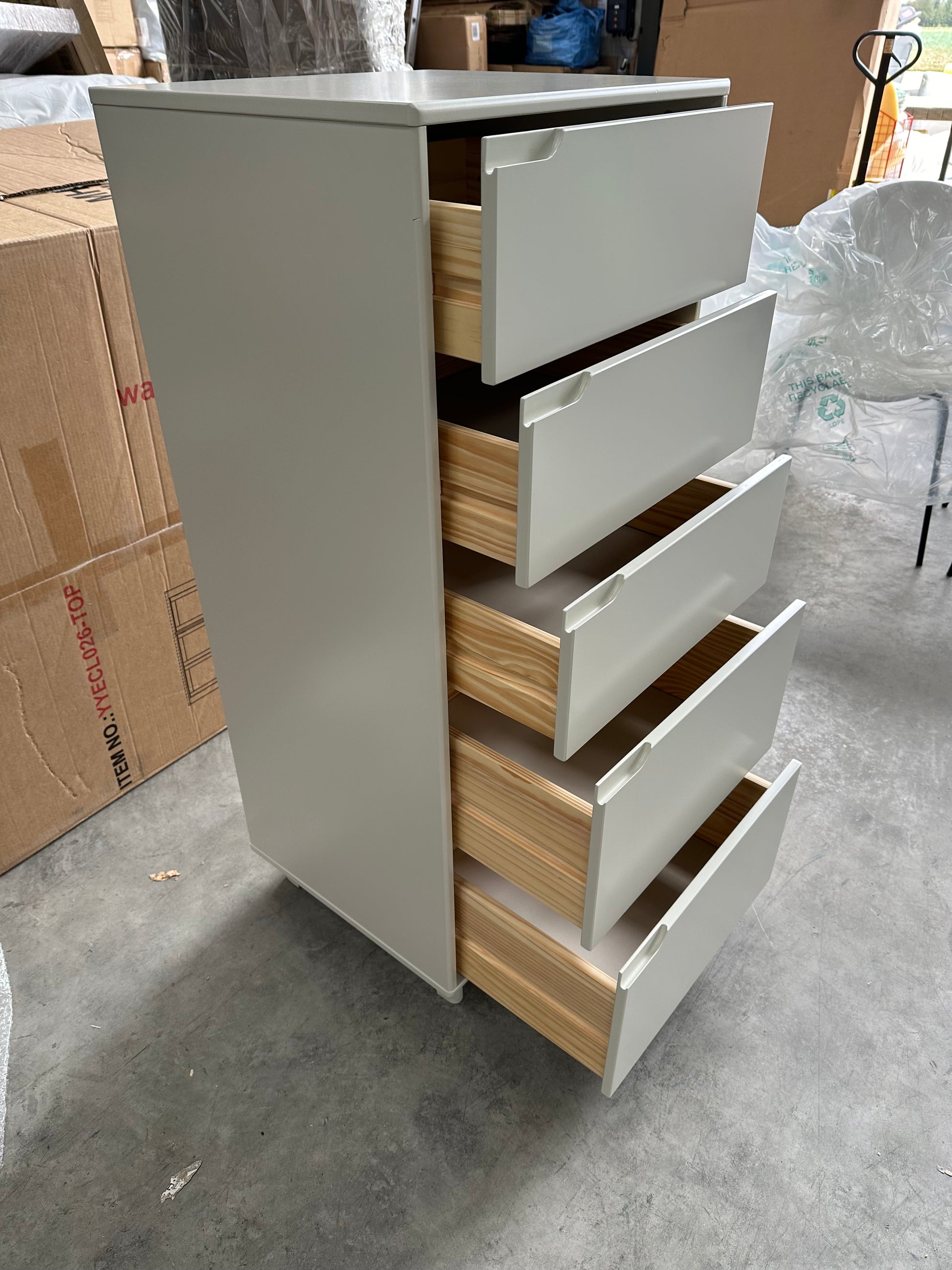 John Lewis Format 5 Drawer Tallboy Chest