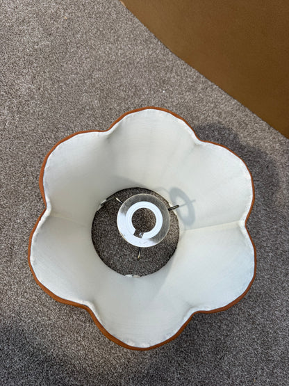 John Lewis x Sanderson Truffle Scallop Table Lamp, Green LAMP SHADE ONLY