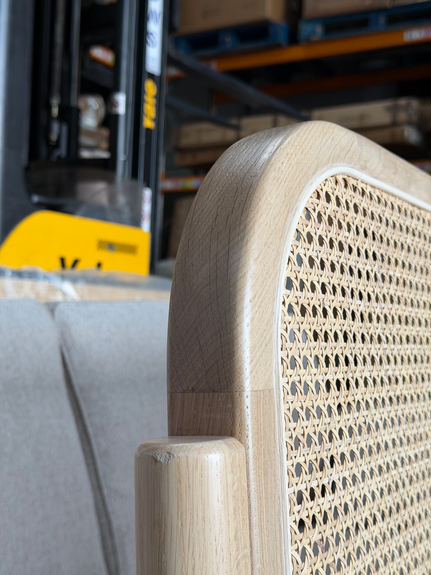 John Lewis Rattan Bed Frame, King Size, Oak