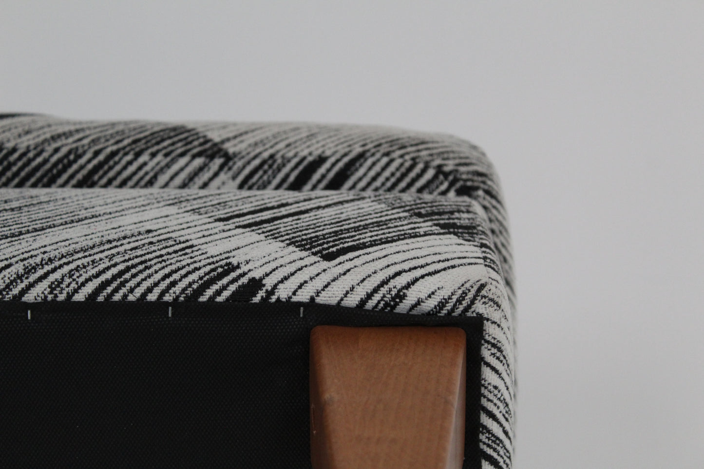 John Lewis Bailey II Footstool in a Bespoke Fabric Pattern