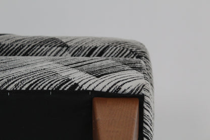 John Lewis Bailey II Footstool in a Bespoke Fabric Pattern