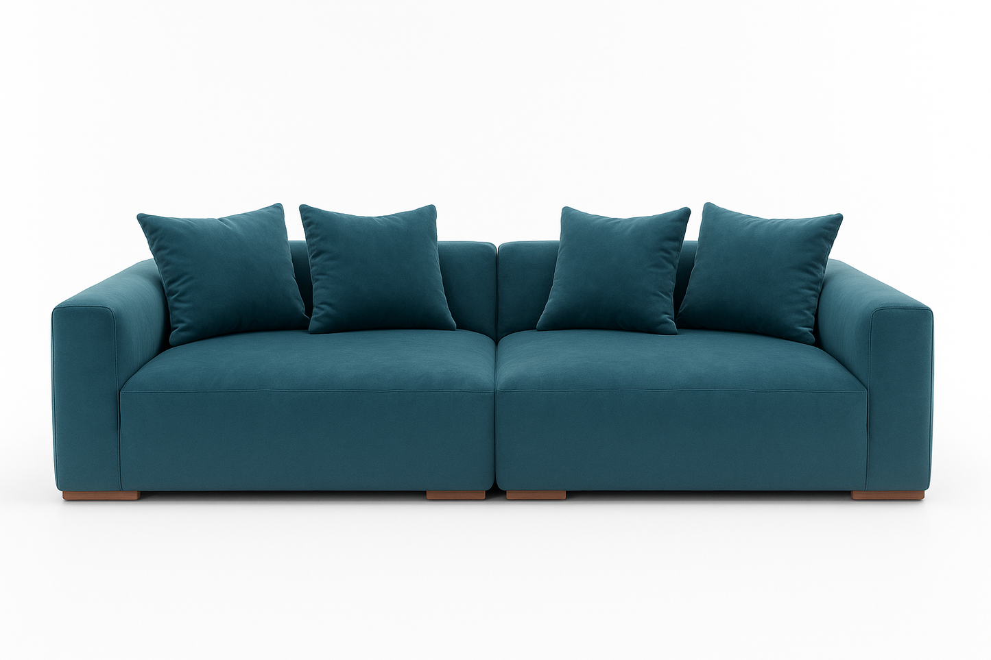 John Lewis Tokyo Grand 4 Seater Sofa  In Velvet Teal