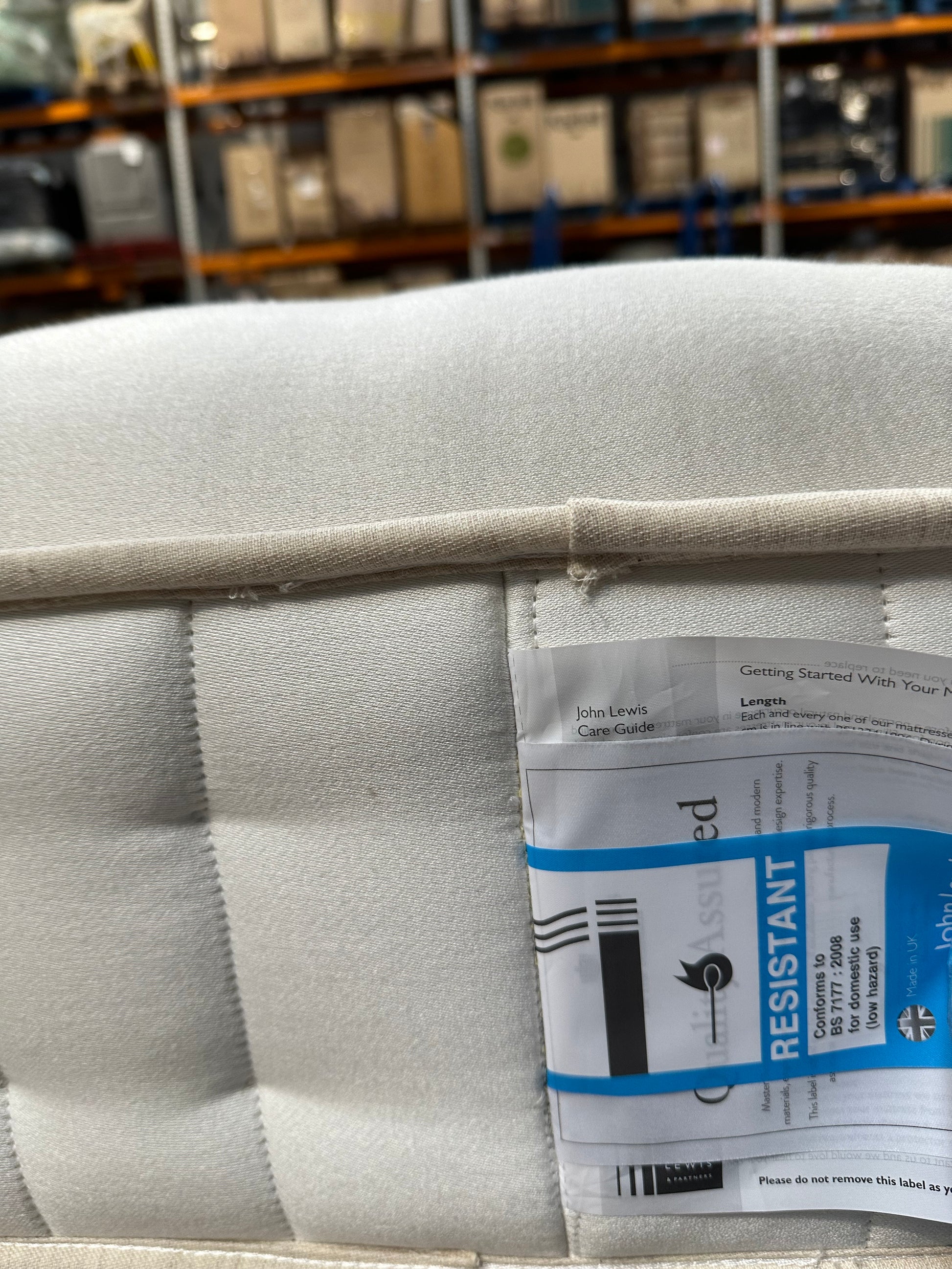 John Lewis British Natural Collection, Wool 5750 Mattress, Firmer Tension, Double