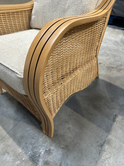 Desser Turin Rattan Lounge Chair, Natural