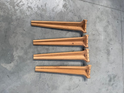 Set of 4 Genuine John Lewis Ebbe Gehl Mira Dining Table Wooden Legs – Oak Finish Replacement Legs