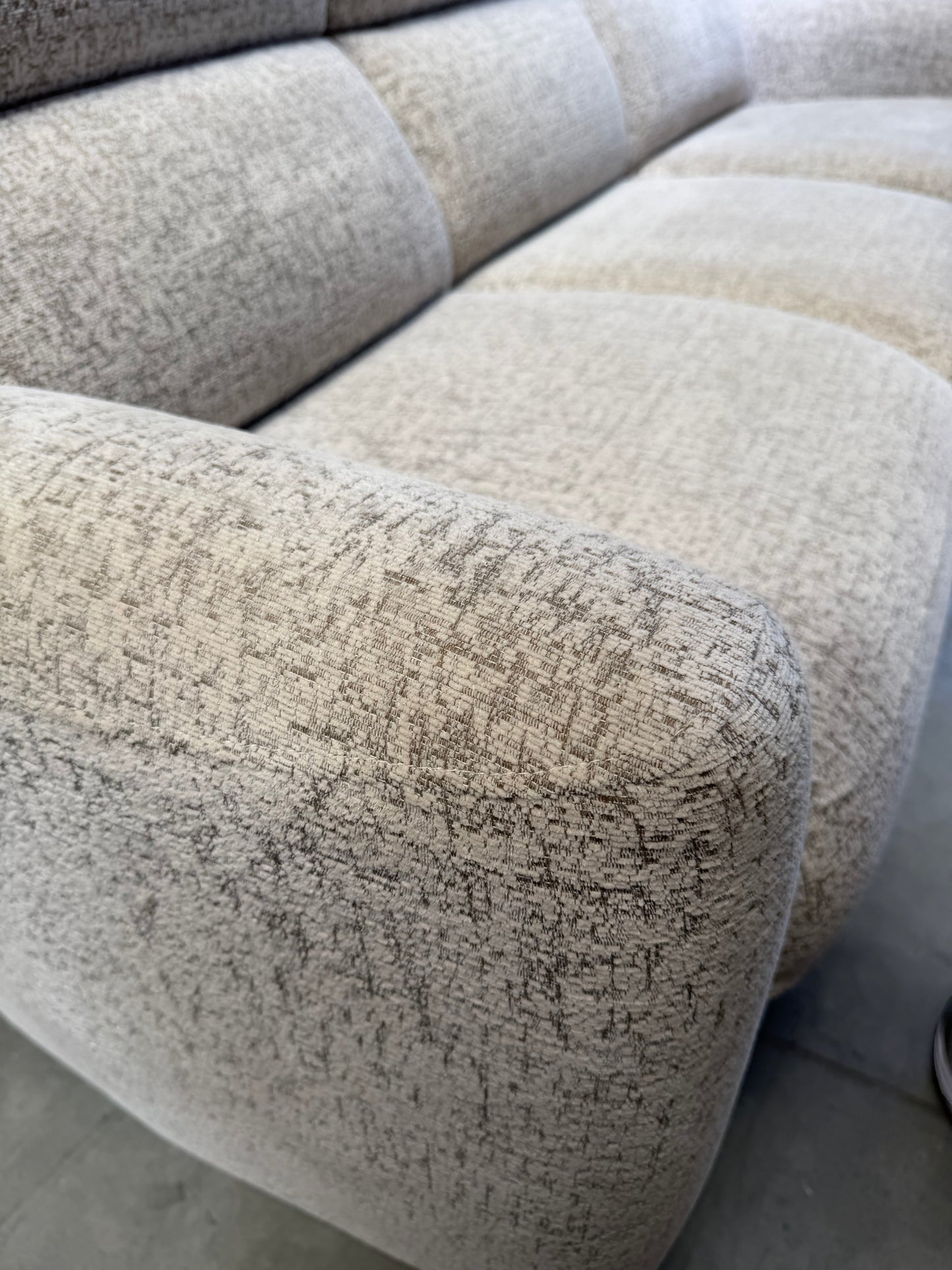 G Plan Hamilton Grey Fabric 3 Seater Sofa Fixed Non Recliner UK Made