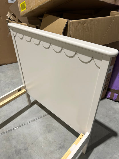 John Lewis ANYDAY Hem Bed Frame, Single, Natural Greige