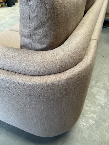 John Lewis Harbour Grand 3 Seater Sofa Brushed Tweed Mole