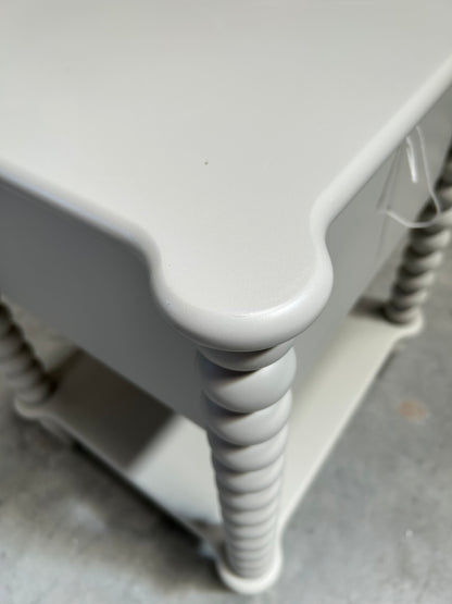 John Lewis Bobbin Grey 1 Drawer Bedside Table Nightstand Bedroom