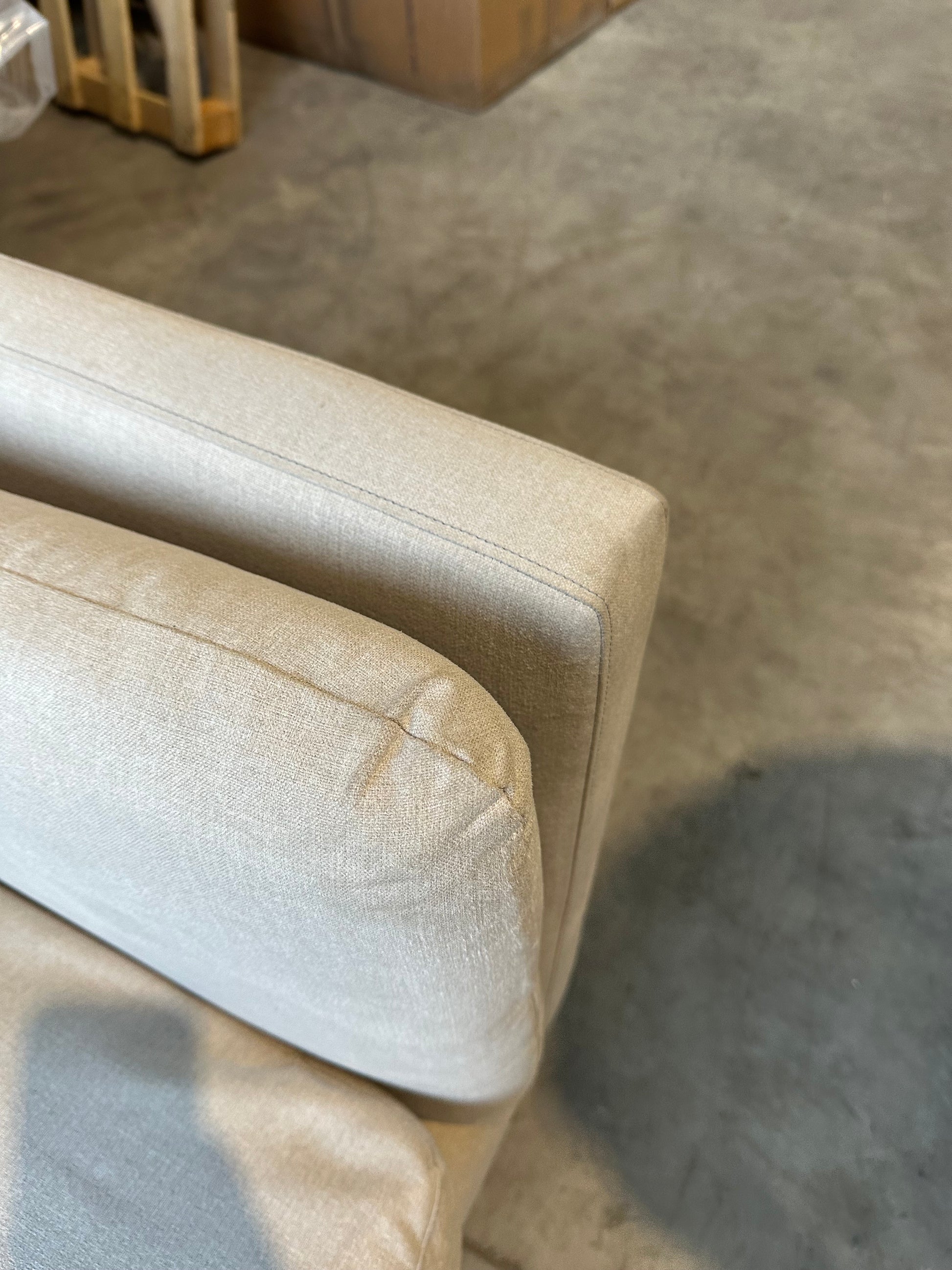 John Lewis Trim Grand 4 Seater Sofa Soft Weave Clay