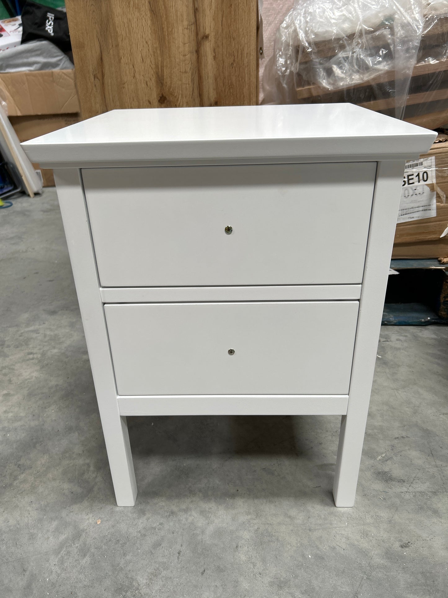WILTON ASSEMBLED 2DW B/SD WHITE - LIST