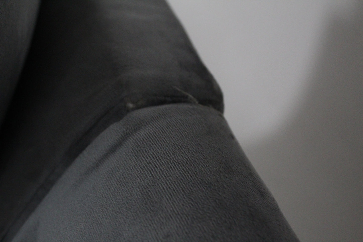 John Lewis Bailey II 4 Seater LHF Chaise End Sofa In velvet steel