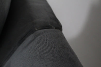 John Lewis Bailey II 4 Seater LHF Chaise End Sofa In velvet steel