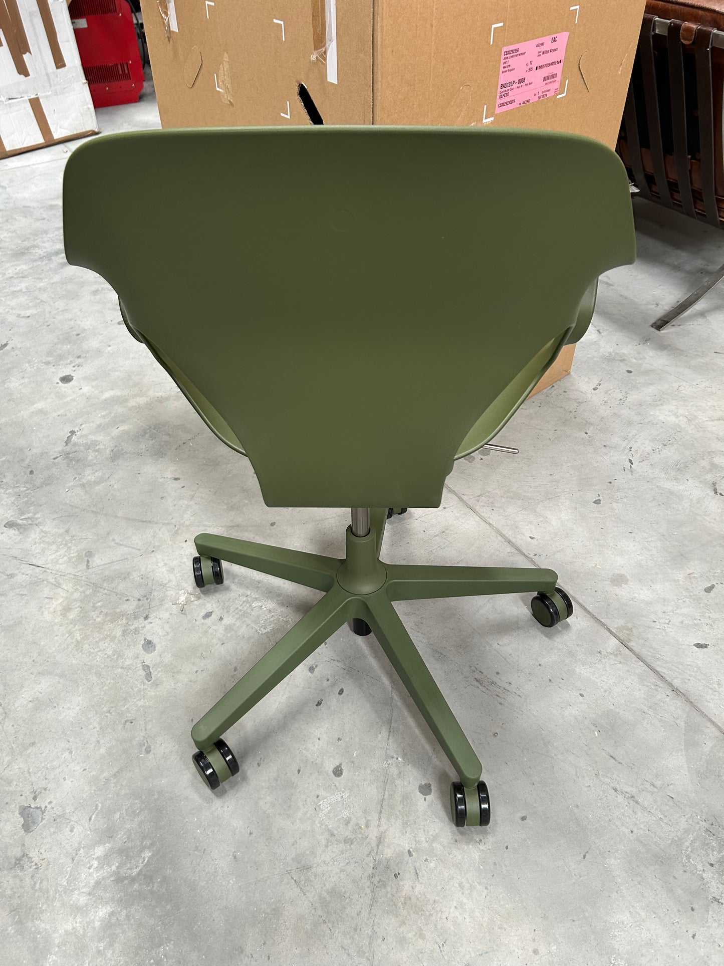 Herman miller Zeph Fixed Arms Chair Green