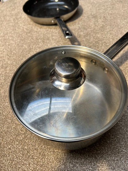 Shop all John Lewis John Lewis Stainless Steel Saucepans & Frying Pan Set, 5 Piece