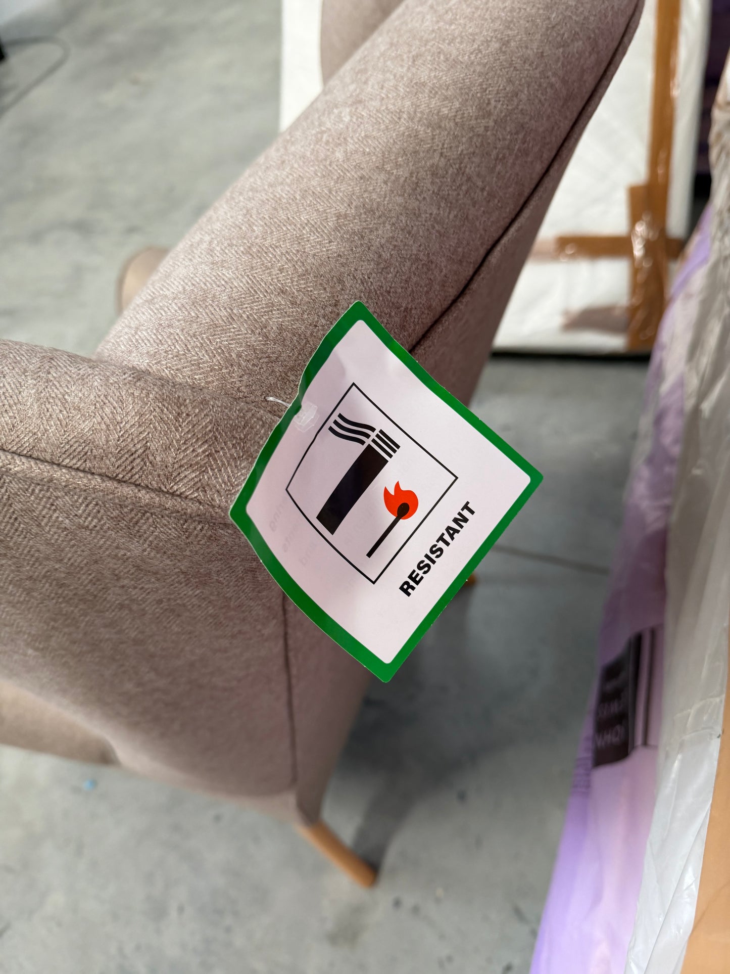 John Lewis Shaftesbury Armchair Brushed Tweed Mole