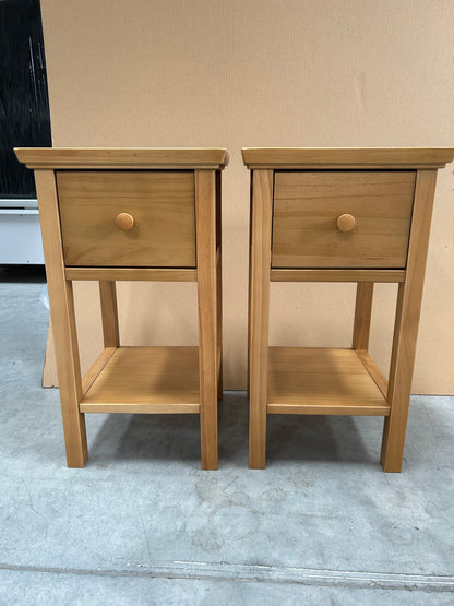 John Lewis Wilton Bedside Tables Set of 2 Natural