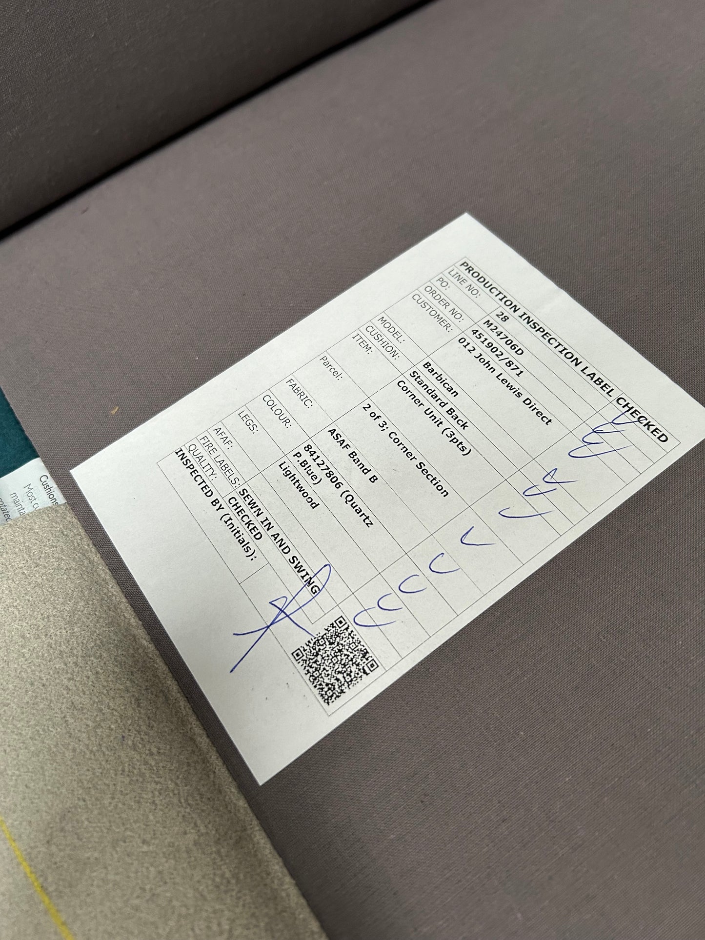 John Lewis Barbican 5+ Seater Corner Sofa Quartz Pale Blue Velvet