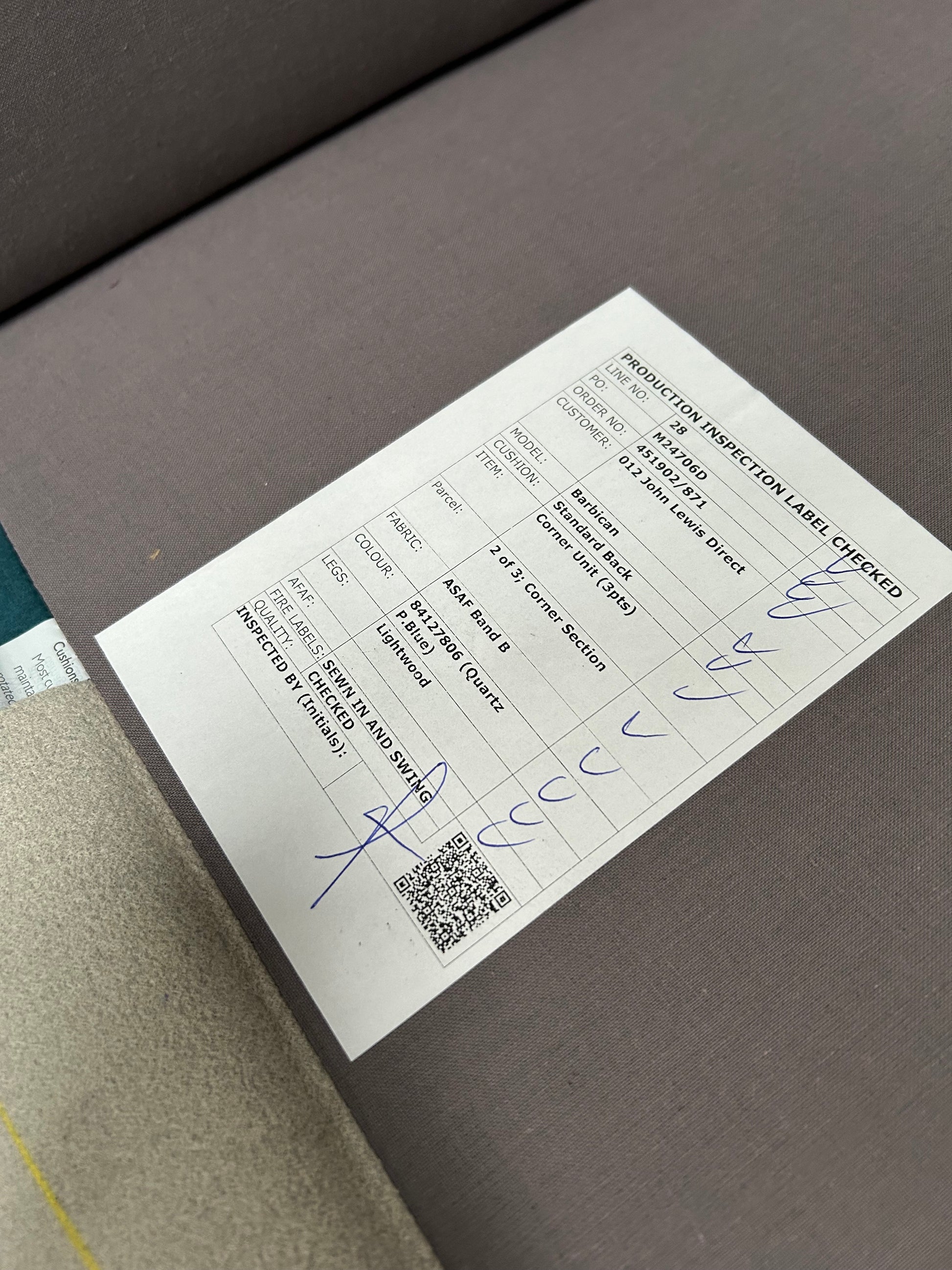 John Lewis Barbican 5+ Seater Corner Sofa Quartz Pale Blue Velvet