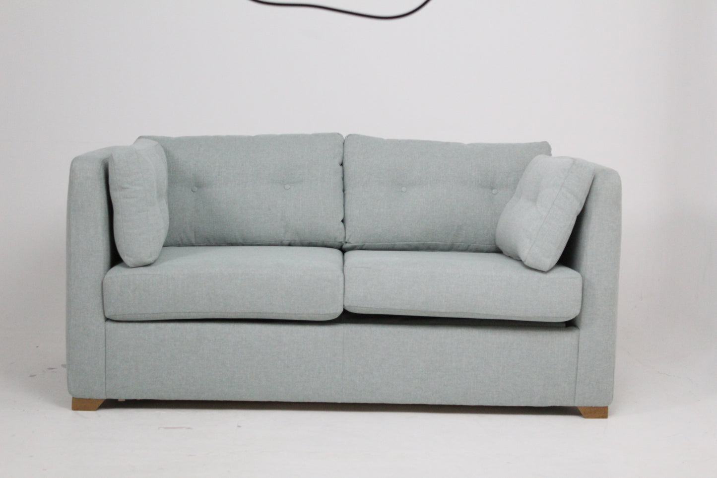 John Lewis Booth Medium 2 Seater Sofa bed, In Aqua Clean Baby Blue