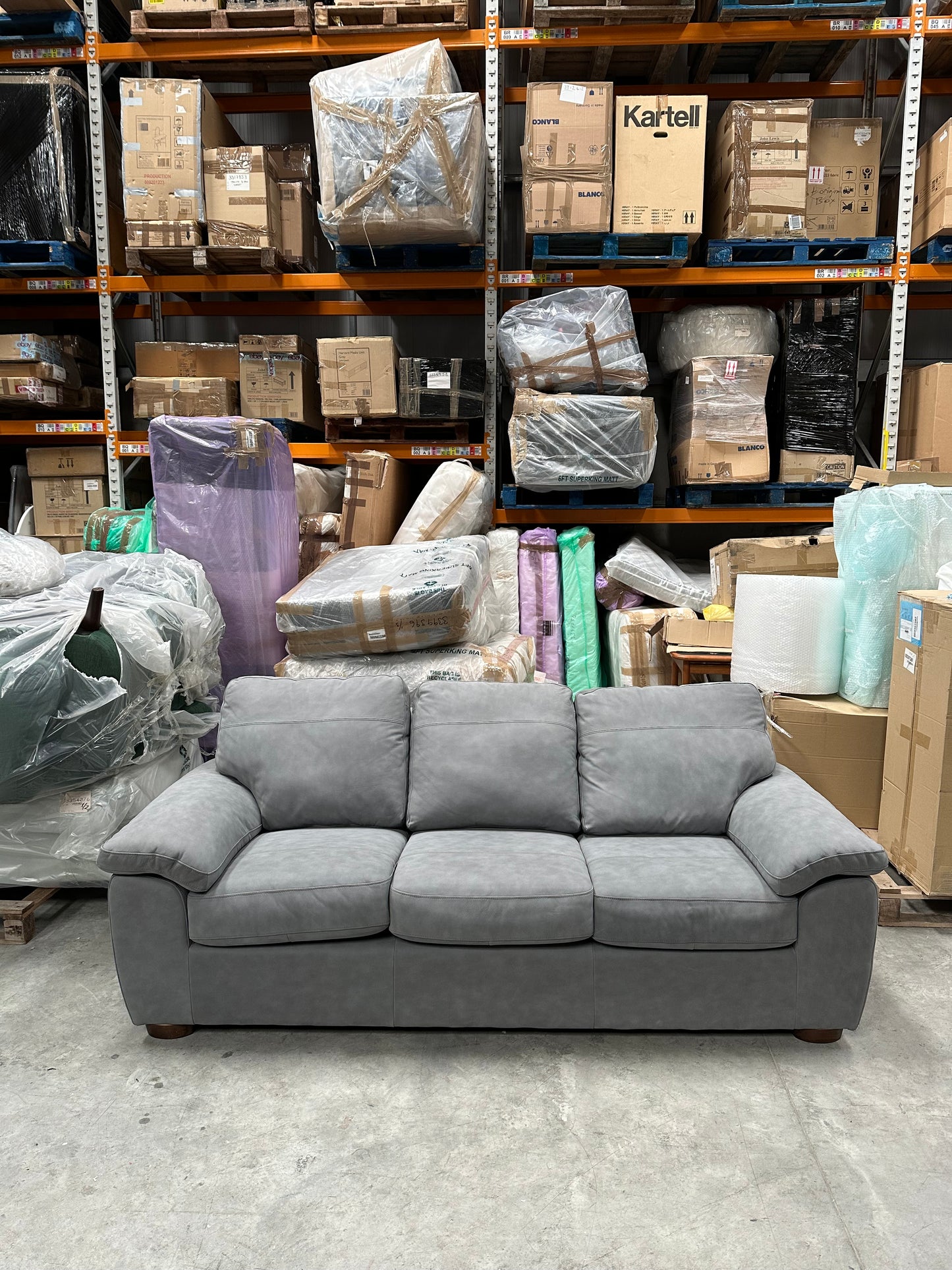 CAMDEN GRAND SOFA SOFT TOUCH GREY