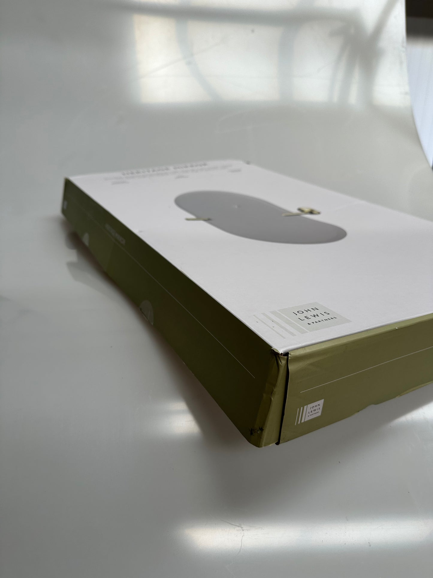 John Lewis Heritage Bathroom Mirror, Brushed Brass